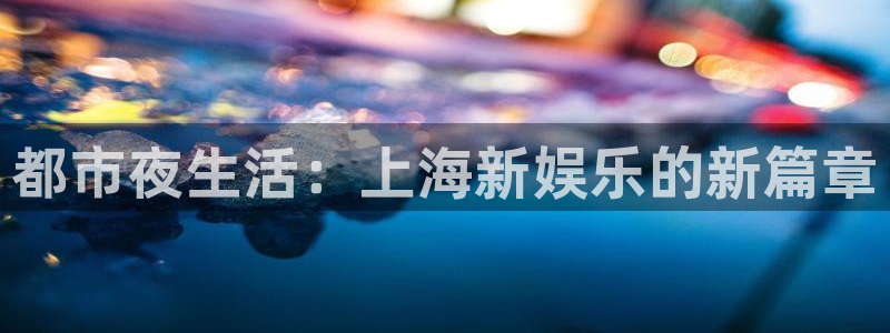 琳琅娱乐：都市夜生活：上海新娱乐的新篇章